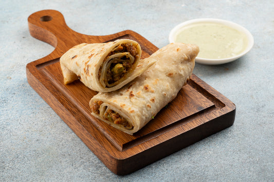 Beef Qeema Wrap