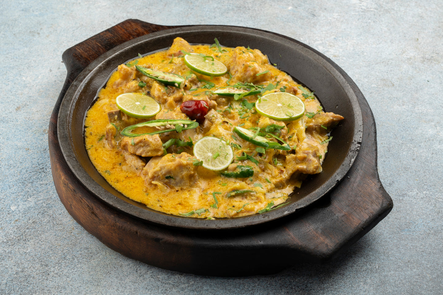 Mutton Karahi with Lime